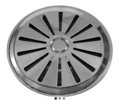 Ralo Fundo Anti Turbilhão Inox Para Piscinas Encaixe De 50mm