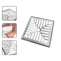 Ralo Grelha 20x20cm Côncava Aluminio C/ Aro de Fixação