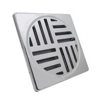 Ralo Grelha Anti-inseto Automático Inteligente Quadrado 10x10cm Banheiro Lavatório Cromado ABS