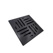 Ralo Grelha Anti-inseto Automático Inteligente Quadrado 15x15cm Banheiro Lavatório Preto ABS