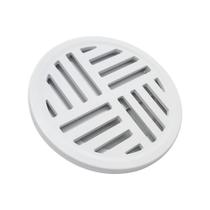 Ralo Grelha Anti-inseto Automático Inteligente Redondo 10x10cm Banheiro Lavatório Branco Abs