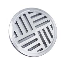 Ralo Grelha Anti-inseto Automático Inteligente Redondo 10x10cm Banheiro Lavatório Cromado ABS