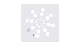 Ralo Grelha Com Fecho 10x10cm Branco Reforçado Ralo Grelha Com Fecho 10x10cm Branco Reforçado