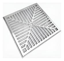 Ralo Grelha Côncava Em Alumínio - Modelo 40x40 Com Aro Ralo Grelha Côncava Em Alumínio - Modelo 40x40 Com Aro