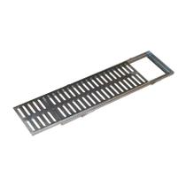 Ralo Grelha e Castilho de Aço Galvanizado Chapa 2mm 20x100cm