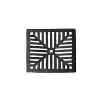 Ralo Grelha Ferro Fundido 1103.A-FSC para Escoamento 10x10cm Preto Fundição São Cristóvão
