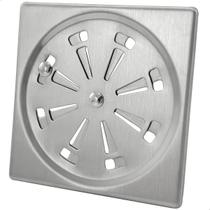 Ralo Grelha Inox Escovado Para Banheiro 10x10 cm Tampa Ralo Abre e Fecha Alto Padrão Varanda Box Lavabo 10cm Antiodor Antiinsetos Ralo Grelha Inox Escovado Para Banheiro 10x10 cm Tampa Ralo Abre e Fecha Alto Padrão Varanda Box Lavabo 10cm Antiodor Antiinsetos