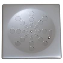 Ralo Grelha Inox Quadrada 15x15cm Polida Sem Caixilho Com Fecho - ESTILMAX Ralo Grelha Inox Quadrada 15x15cm Polida Sem Caixilho Com Fecho - ESTILMAX