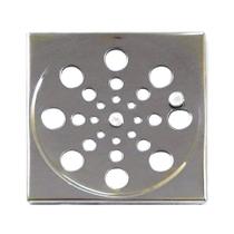 ralo grelha inox quadrada overtime 10cm com fecho