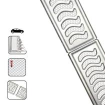 Ralo Grelha Linear 10x50 Elite Anti Inseto Com Aro De Fixação Ralo Grelha Linear 10x50 Elite Anti Inseto Com Aro De Fixação
