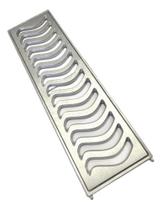 Ralo Grelha Linear 15x150 Com Aro De Fixação(03 Pçs 15x50)