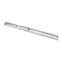 Ralo Grelha Linear 7117GDA Drenagem para Garagem Alumínio Fundido Escovado 20x100cm GDA