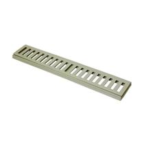 Ralo Grelha Linear com Caixilho 7434GDA Captação de Águas Pluviais 8x50cm Alumínio Fundido Bege GDA Ralo Grelha Linear com Caixilho 7434GDA Captação de Águas Pluviais 8x50cm Alumínio Fundido Bege GDA