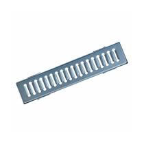 Ralo Grelha Linear Com Caixilho em Aço Galvanizado 10x50cm