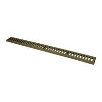 Ralo Grelha Linear com Caixilho em Alumínio Fendi 10x100cm Ralo Grelha Linear com Caixilho em Alumínio Fendi 10x100cm