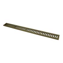 Ralo Grelha Linear com Caixilho em Alumínio Fendi 20x100cm Ralo Grelha Linear com Caixilho em Alumínio Fendi 20x100cm