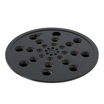 Ralo Grelha Redonda Rotativa Abre Fecha 10Cm Preto Estrela Ralo Grelha Redonda Rotativa Abre Fecha 10Cm Preto Estrela