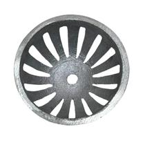 Ralo Hemisférico 75mm Alumínio para Calhas Anti Detritos