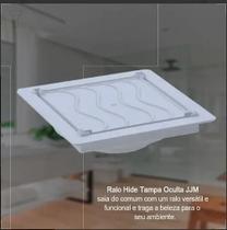 Ralo hide tampa oculta branca - 10x10 cm Ralo hide tampa oculta branca - 10x10 cm