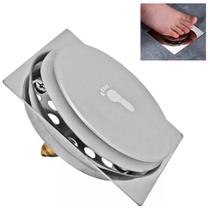 Ralo Inox 10x10 Click Up Antiodor e Anti Gases BOM2359 Ralo Inox 10x10 Click Up Antiodor e Anti Gases BOM2359