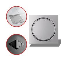 Ralo Inox 12,5 x 12,5 Select Grelha Com Caixilho - Mozaik