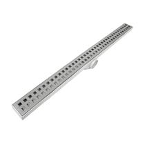 Ralo Inox 5cm Estreito Qdr Banheiro Coletor Branco e Tela Ralo Inox 5cm Estreito Qdr Banheiro Coletor Branco e Tela