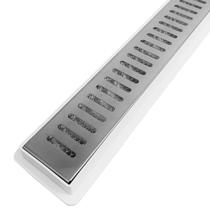 Ralo Inox Aberta 5x60 com Coletora Branca Sifonada e Tela para Área de Lazer Ralo Inox Aberta 5x60 com Coletora Branca Sifonada e Tela para Área de Lazer