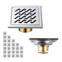 Ralo Inox Anti Odor10x10 Banheiro Lavabo Kit 25 Uni Higienico Resistente Seguro Varanda Quintal Ralo Inox Anti Odor10x10 Banheiro Lavabo Kit 25 Uni Higienico Resistente Seguro Varanda Quintal