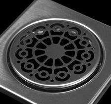 Ralo Inox Elegance Thay 17,5x17,5 P/ Cx 150mm Escovado