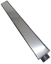 Ralo Inox Linear Oculto 6X50 C/ Caixa Coletora Preta Saída Linear - ZNubi Grelhas & Cia