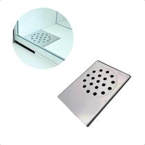 Ralo Inox para Box Pratic Cromado Sem Sifonada