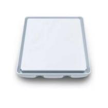 Ralo Inox Square Tampa Oculta Invisivel 10x10 Branco - Metal