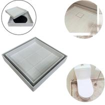 Ralo Inteligente 13x13 Oculto Piso/ Porcelanato Cor Branco