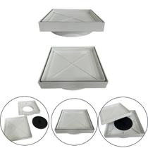 Ralo Inteligente 15x15 Oculto Piso/ Porcelanato Cor Branco