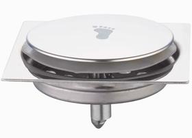 Ralo Inteligente Click 10x10 Cm Inox Veda Cheiro Banheiro