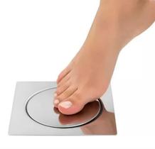 Ralo Inteligente Click 15x15 Cm Inox Banheiro Lavabo Veda Cheiro Ralo Inteligente Click 15x15 Cm Inox Banheiro Lavabo Veda Cheiro