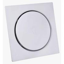 Ralo Inteligente Click 15x15 Cm Inox Banheiro Lavabo Veda Cheiro Ralo Inteligente Click 15x15 Cm Inox Banheiro Lavabo Veda Cheiro