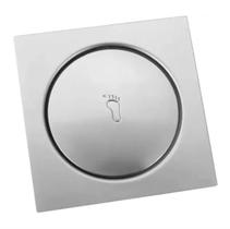 Ralo inteligente click Aço Inoxidável 15x15 Para Banheiros