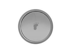 Ralo Inteligente Click Inox 15 Cm Redondo Banheiro Cromado Lavabo Veda Cheiro