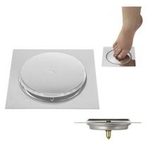 Ralo Inteligente Click Para Banheiro Inox 10cm ou 15cm Dc 9001b - Inovar Metais Ralo Inteligente Click Para Banheiro Inox 10cm ou 15cm Dc 9001b - Inovar Metais