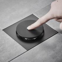 Ralo Inteligente Click Pop Up Aço Inox 10x10 cm Para Banheiro Veda Cheiro