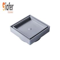 Ralo Inteligente Invisível Quadrado Oculto Seca Piso Porcelanato 13cm Giofer