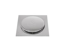Ralo Inteligente P/ Piso Em Inox Modelo Click 15x15cm Ralo Inteligente P/ Piso Em Inox Modelo Click 15x15cm