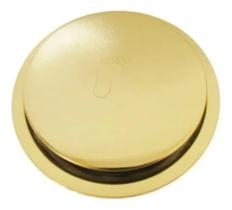 Ralo Inteligente Para Piso Click redondo Dourado 9,4 X 9,4 Cm Ralo Inteligente Para Piso Click redondo Dourado 9,4 X 9,4 Cm