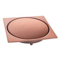 Ralo Inteligente Para Piso Click Rose 10x10 Cm Ralo Inteligente Para Piso Click Rose 10x10 Cm