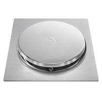 Ralo Inteligente Para Piso Em Inox Modelo Click 10x10cm Ralo Inteligente Para Piso Em Inox Modelo Click 10x10cm