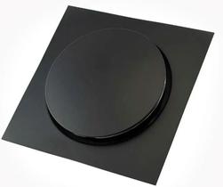 Ralo Inteligente Piso 15 Cm X 15 Cm Click Up Preto Fosco