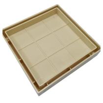 Ralo invisível 10 X 10 cm bege vertex Ralo invisível 10 X 10 cm bege vertex