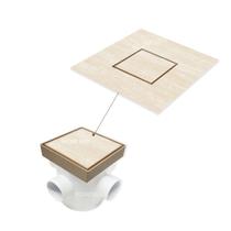 Ralo Invisível 10x10 Banheiro Cola Piso/Porcelanato com Tela Anti Insetos e Caixa Sifonada 100mm - Ficone Ralo Invisível 10x10 Banheiro Cola Piso/Porcelanato com Tela Anti Insetos e Caixa Sifonada 100mm - Ficone