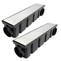 Ralo Invisível 10x100 Cola Piso 2 em 1 Coletor Modular Kit Ralo Invisível 10x100 Cola Piso 2 em 1 Coletor Modular Kit